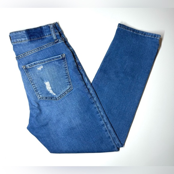 Kut From The Kloth Women’s Elizabeth High Rise Crop Straight Leg Jeans Size- 2 - Picture 8 of 10